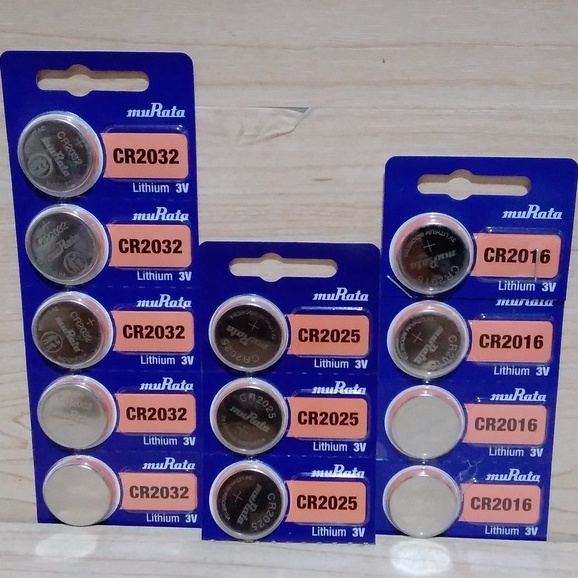 BATRE BATTERY MURATA CR2032 CR 2032 CR 2025 CR 2016 3V ORIGINAL ASLI JAPAN SONY 3 VOLT ORI
