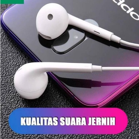 Earphone Headset Copotan OPPO VIVO Original Ori Suara Bass Mantap Jack 3.5mm