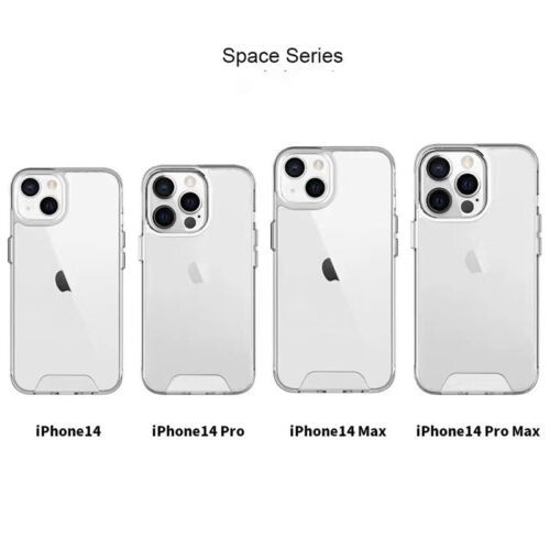 SPACE Case iPhone 14/14 Max/14Pro/14 Pro Max Drop Resistan Anti Shock Transparan