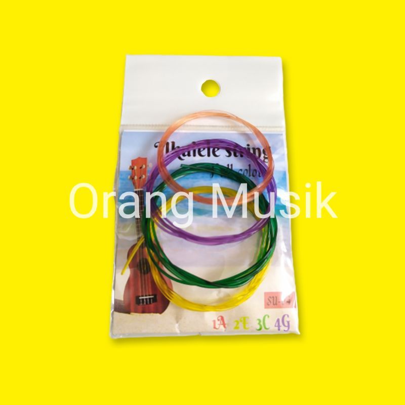 Senar Ukulele Full Colour - Senar Ukulele Warna Warni