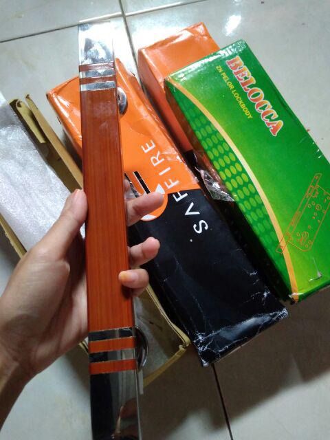 Paket Promo Kunci Pintu Stanlis 1set Kunci Pelor Stanlis+4 Pcs Ph Pnjng 33 Cm Stanlis,tarikan Pintu