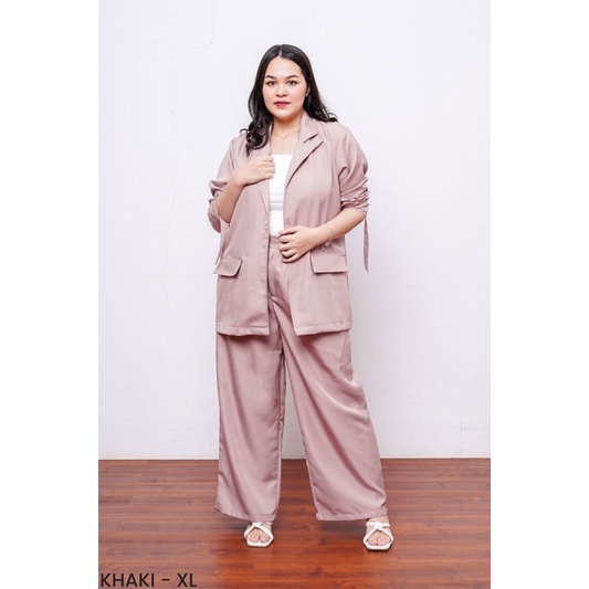 M-XXL Pepito Formal Blazer Atasan Wanita Top