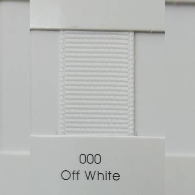 

000-Offwhite| Pita Grosgrain Import PREMIUM 1/2" [1,3 cm]