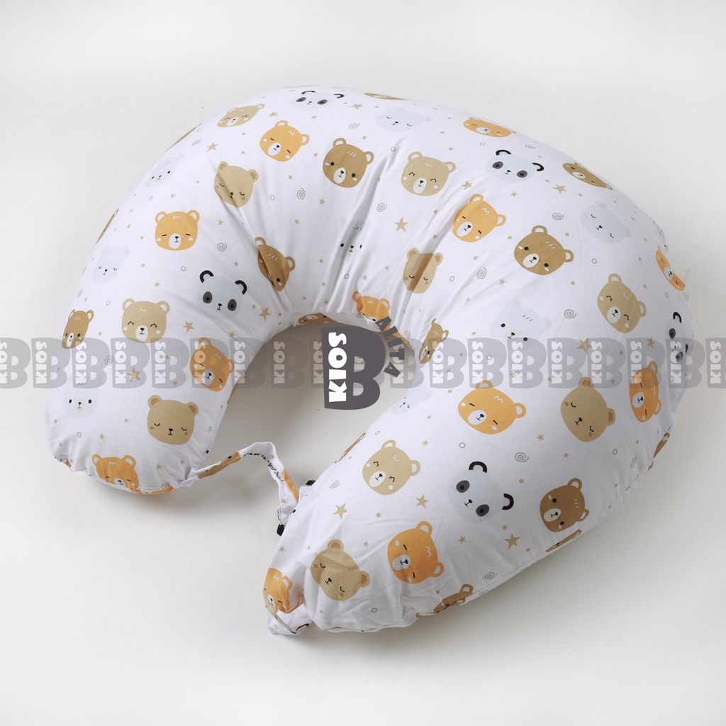 JUMBO BANTAL MENYUSUI BAYI / UKURAN JUMBO BANTAL IBU MENYUSUI ASI / NURSING PILLOW BUSUI BANSU-CHOCO BEAR