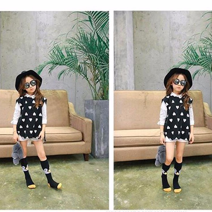 Kaos kaki pompom pinguin  / kaos kaki anak murah / termurah