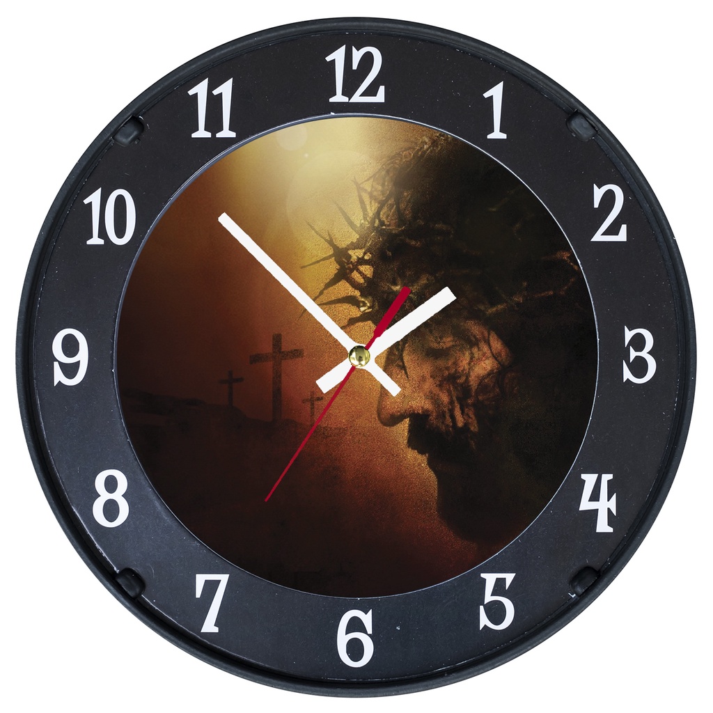 Jam Dinding Yesus Mahkota Duri / Paskah