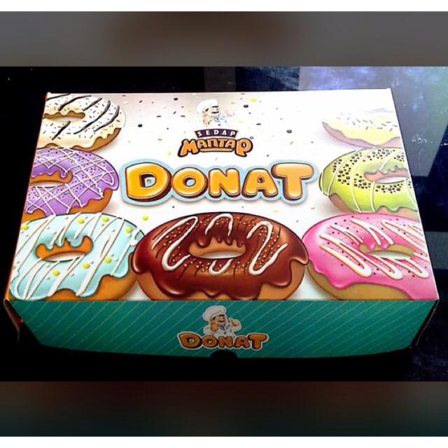 

Kotak donut 6pc/dus donut/kotak kue donut (1pack 10pc)