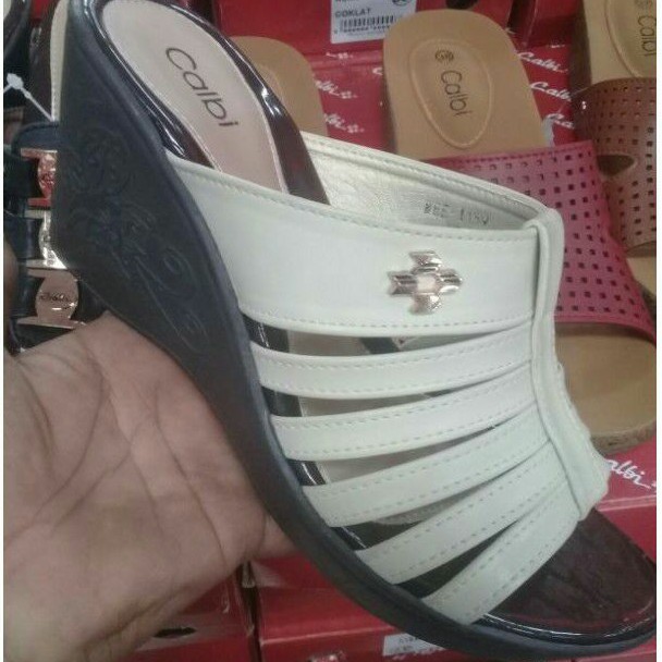 Calbi sandal wanita wedges premium