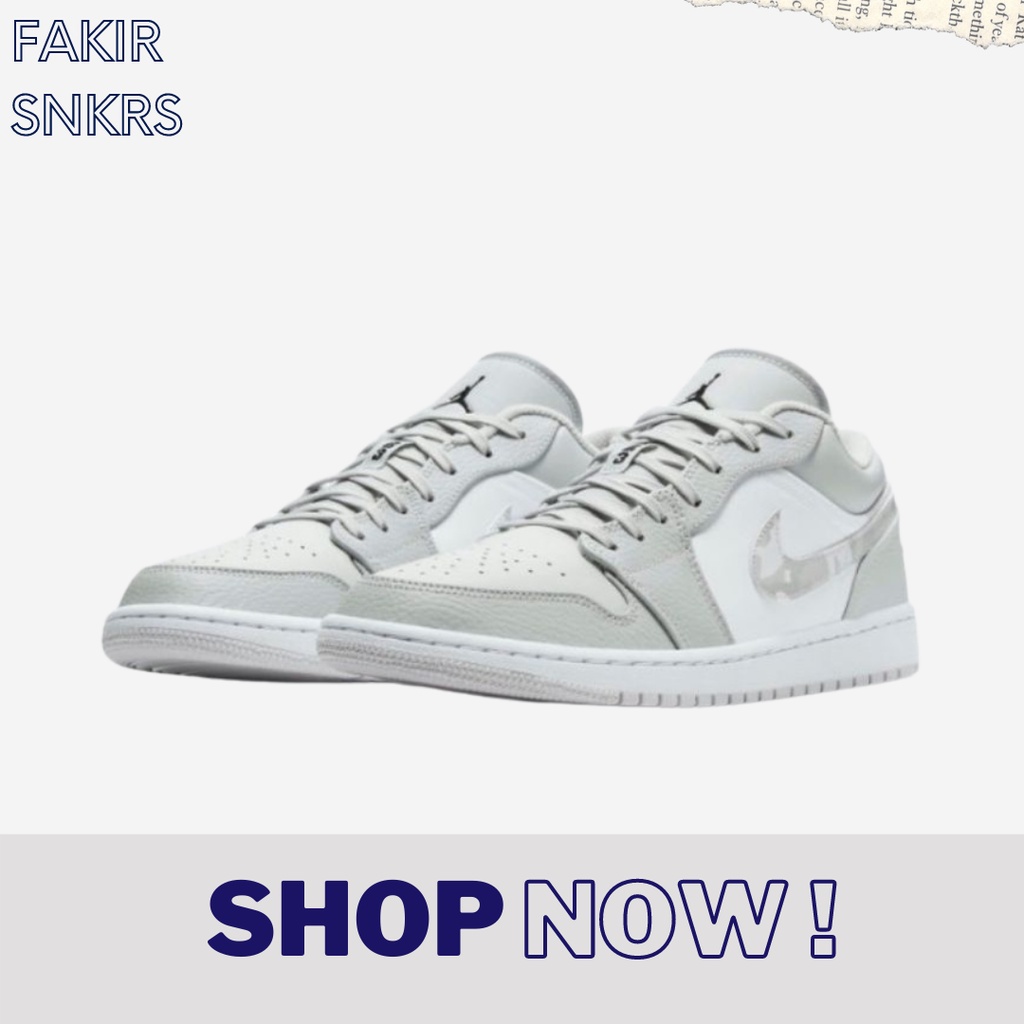 AIR JORDAN 1 LOW CAMO WHITE