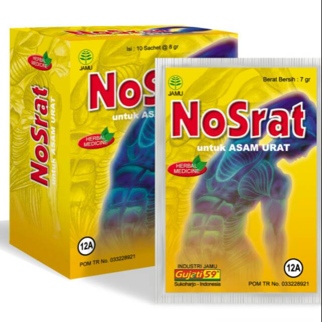 

Gujati No Srat Asam Urat (1 box isi 10 sachet)