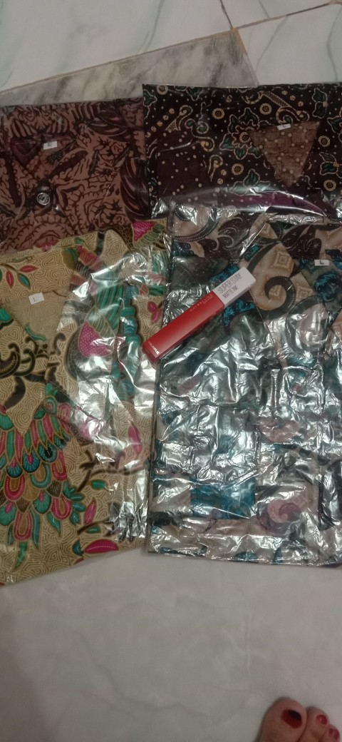 Kemeja Batik Lengan Pendek Hrb Bswart 026 Kenongo Padi