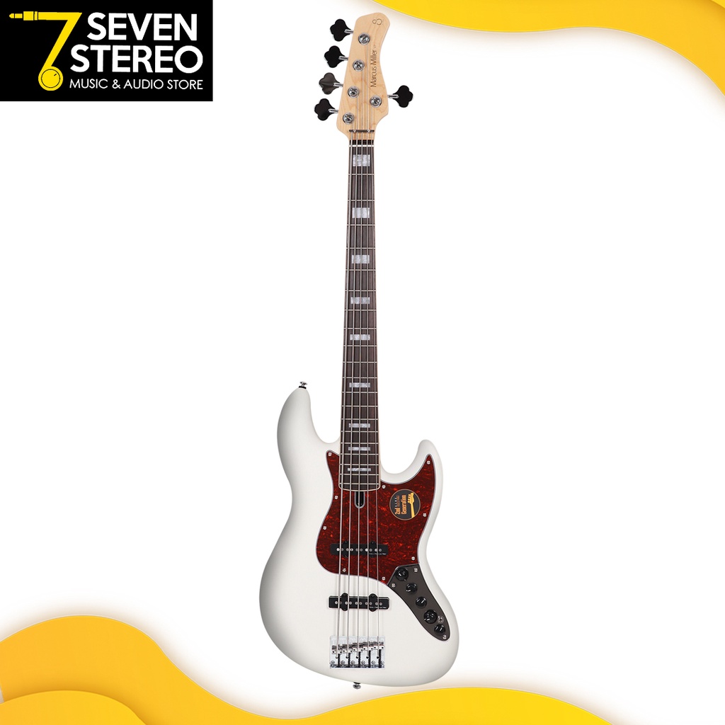 Sire Bass V7 Alder 5 String Artic White