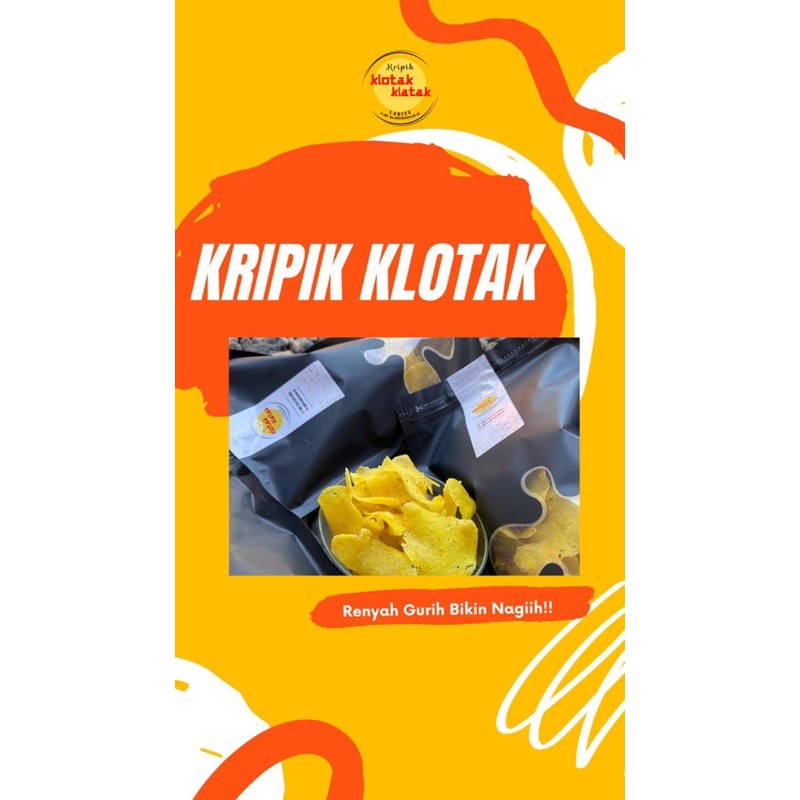 

keripik klotak klatak dalam bentuk grosir / kiloan