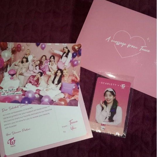 SCARLETT x TWICE DAHYUN PHOTOCARD POSTCARD SET