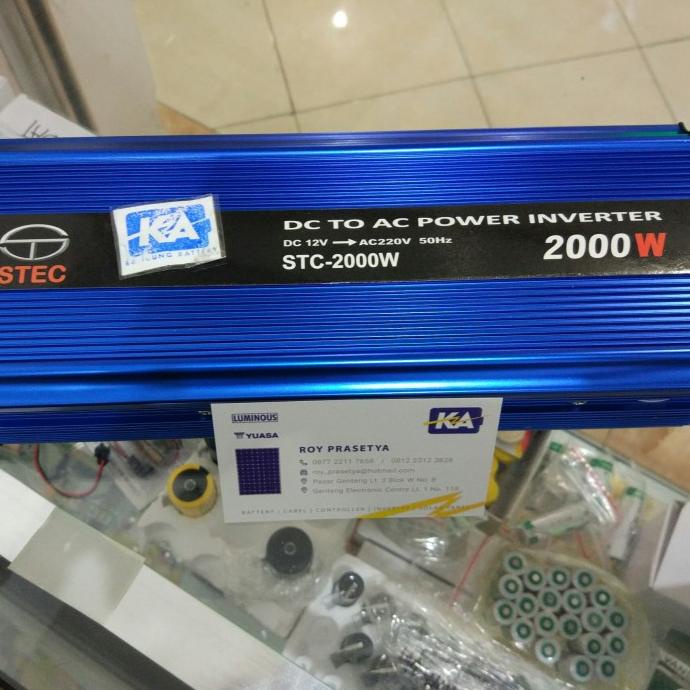 power inverter STEC STC dc to ke ac 2000w 2000 w watt stc-2000w murah