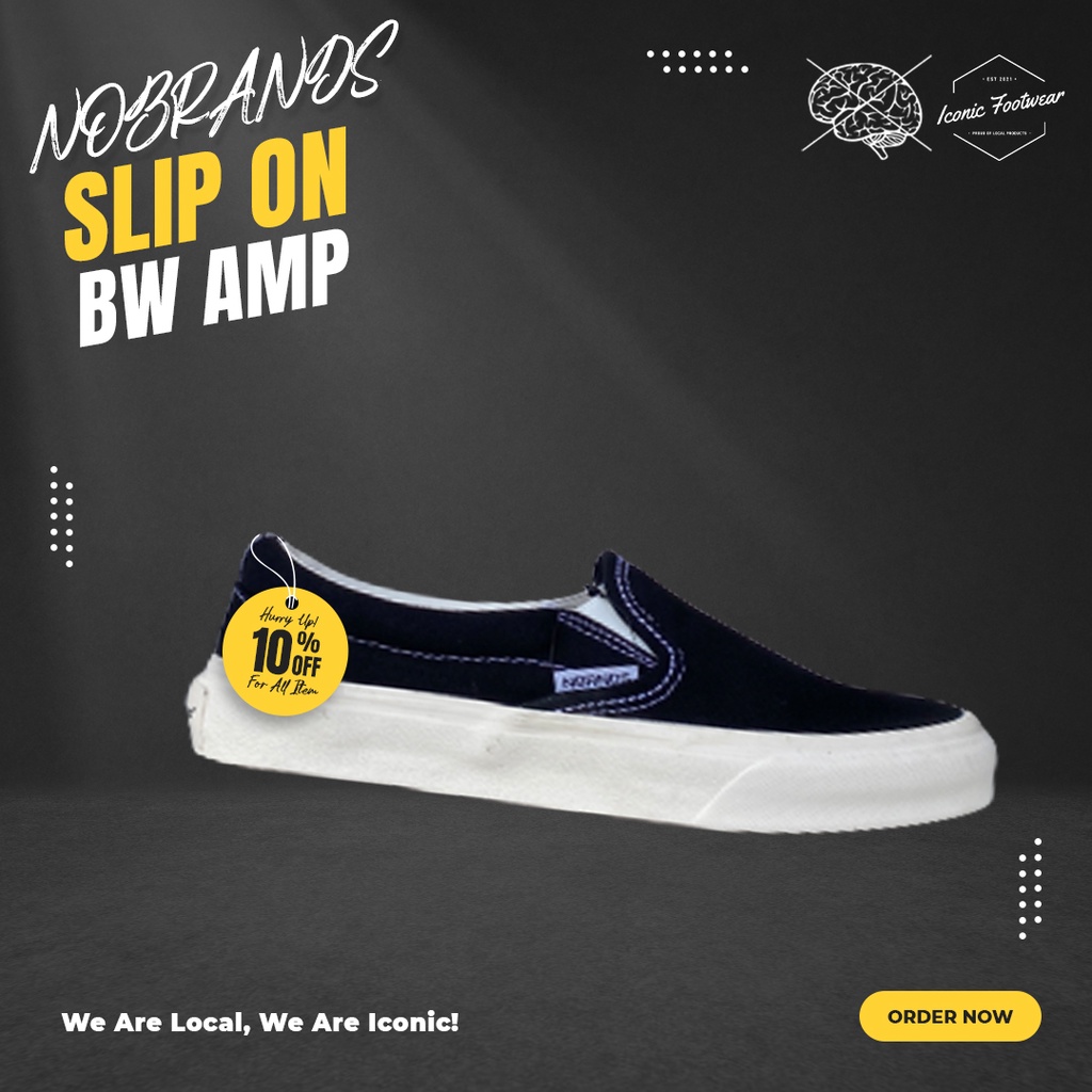 NoBrands Slop BW AMP (Aku Masih Polos)
