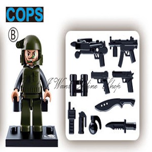 LEGO SLUBAN POLISI DAN PERAMPOK 12 SERI M38-B0586-B