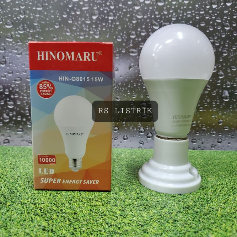 Lampu LED Hinomaru Bulb 15 Watt CAHAYA PUTIH COOL DAYLIGHT 6500K