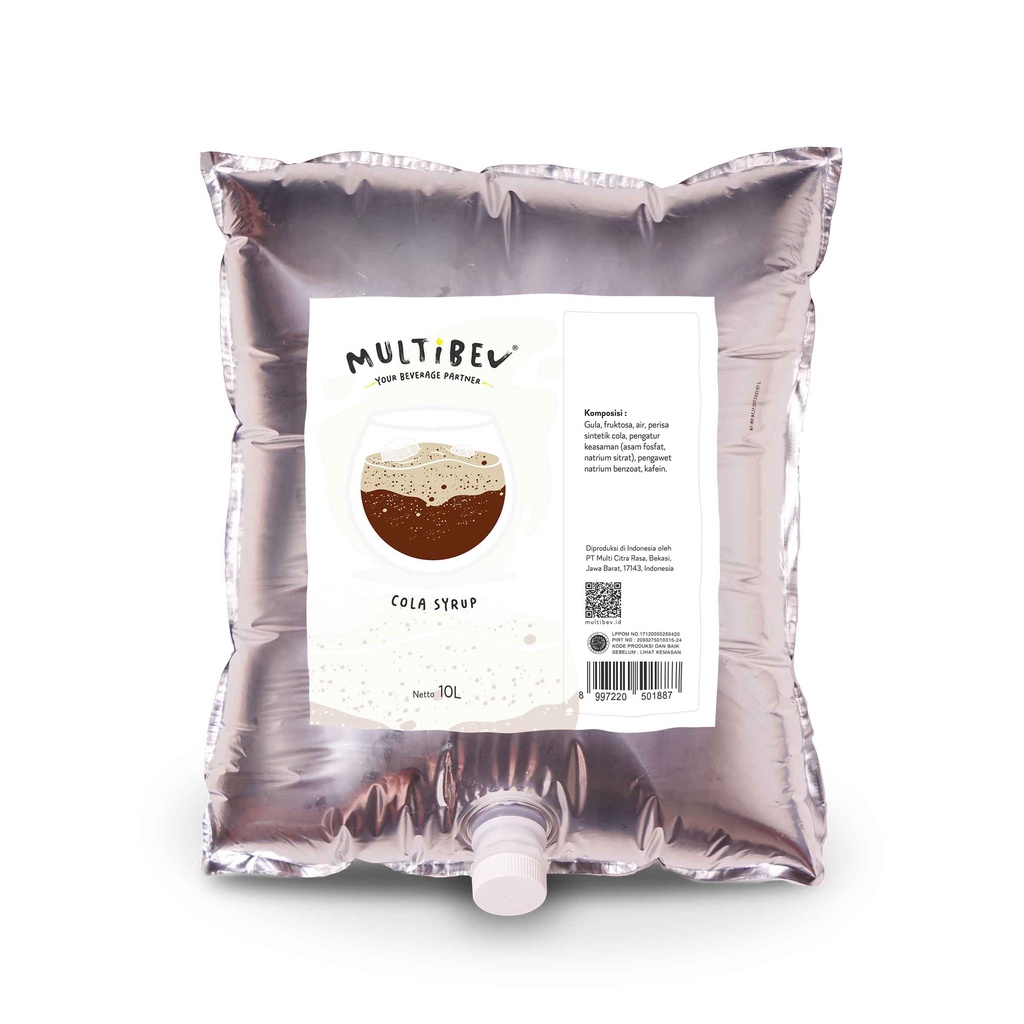 

Multibev Sirup Cola Syrup , Halal Minuman ala kafe