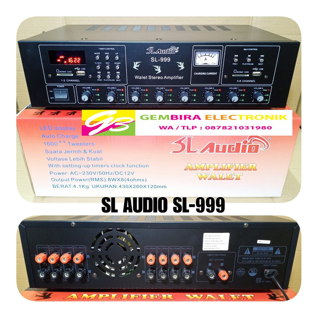 Amplifier Walet SL Audio SL 999