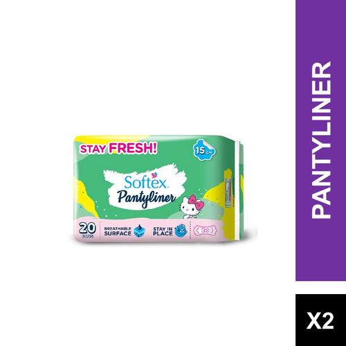 Softex Pantyliner Forever Fresh Hello Kitty 20s x2