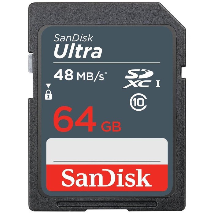 SD CARD SANDISK 64 GB CLASS 10 48MB/s