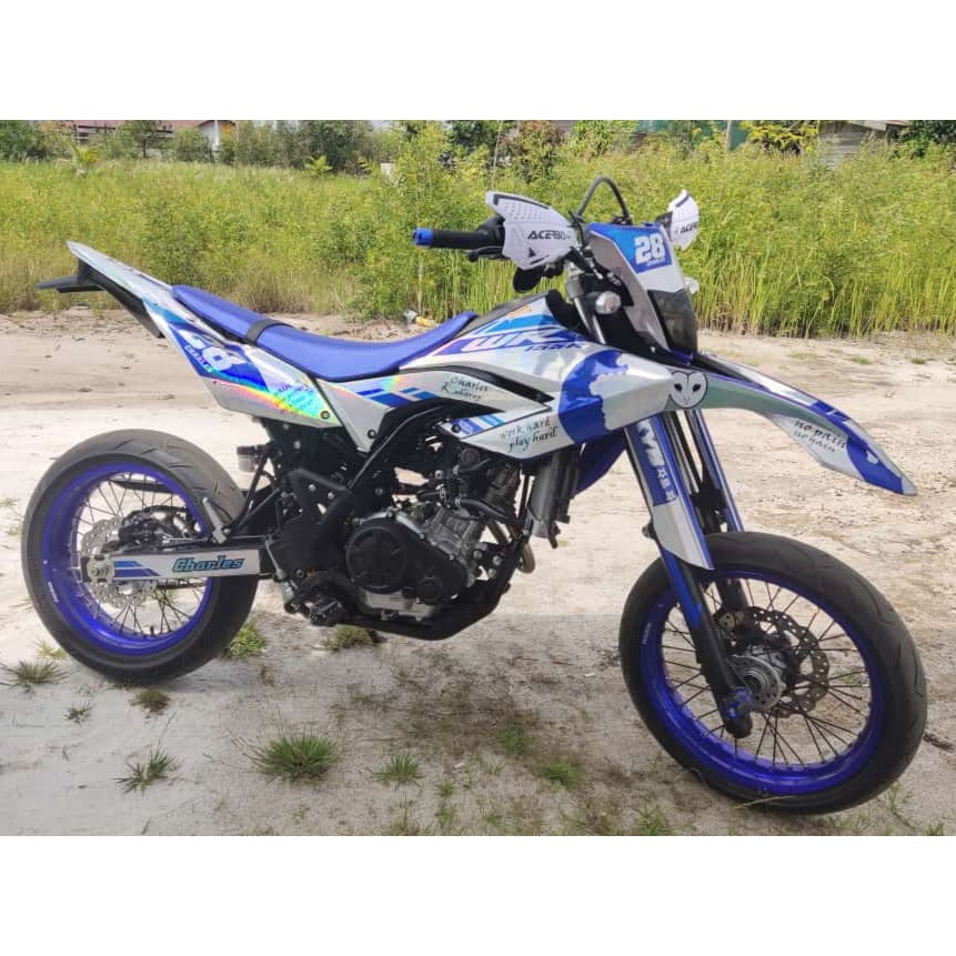 Decal Yamaha WR 155 Galaxy Hologram Desain Custom