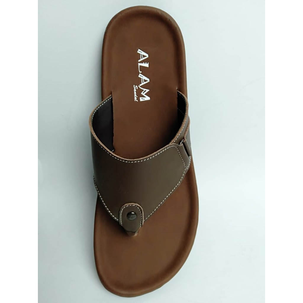 sandal kulit pria asli garut dengan desain yang elegant Model simple dan Praktis