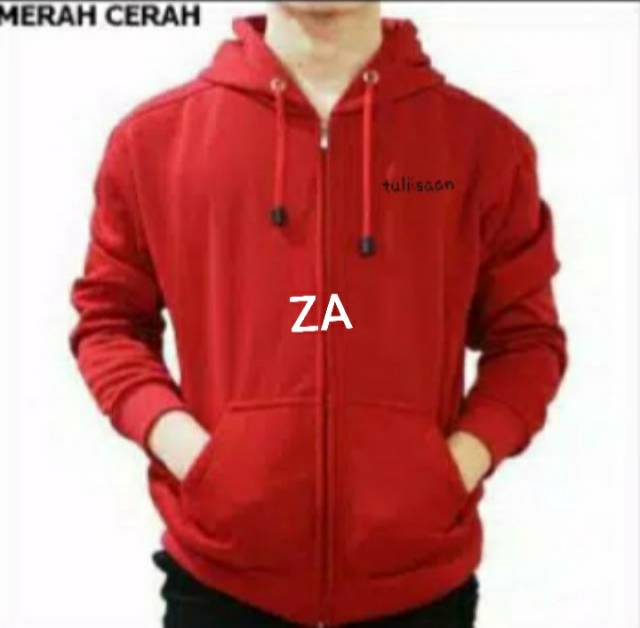 JAKET POLOS HOODIE JUMBO L-XXXL