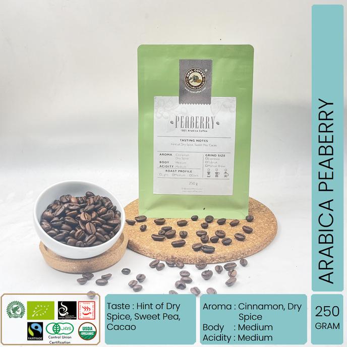 

Opal Coffee - Peaberry Arabica Roasted Beans 250g