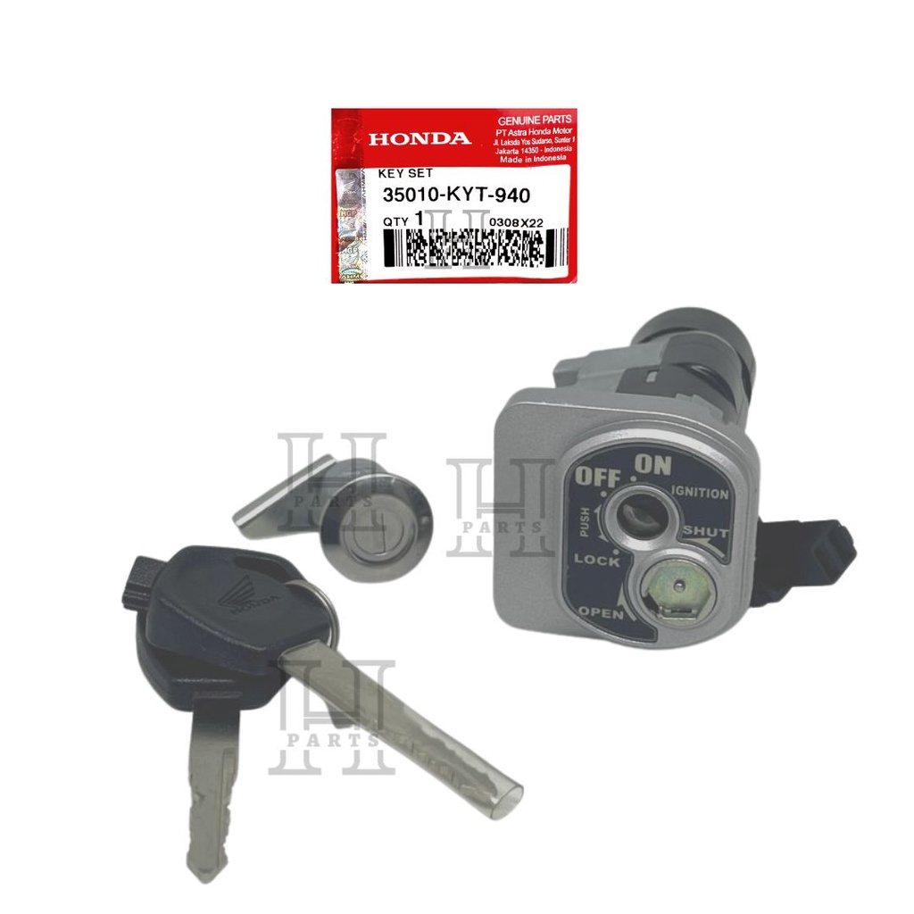 KUNCI KONTAK KEY SET SCOOPY CARBURATOR ORIGINAL AHM