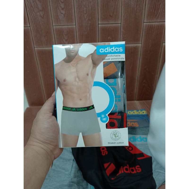 3 PCS BOXER ADS | BOXER PRIA | CELANA DALAM PRIA