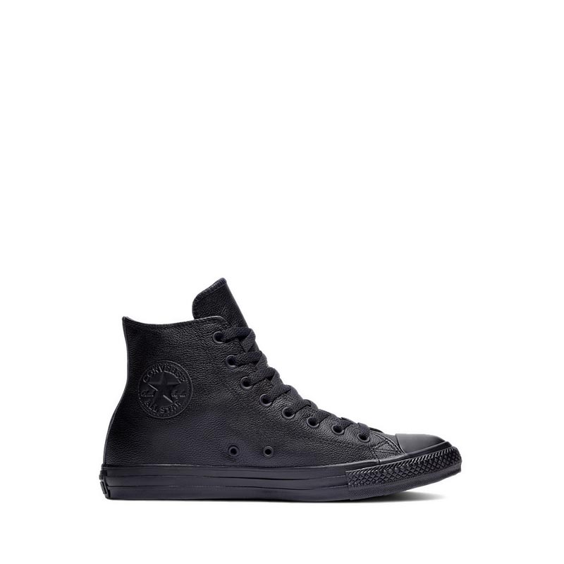 black leather chuck