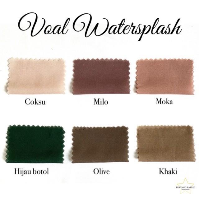 Bahan Kain Voal Anti Air Watersplash Waterproof Premium 1 25 Meter 042