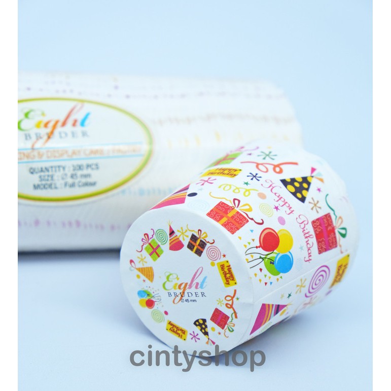 

Bruder Eight d 45mm Muffin Case Cake Case Isi 100 Pcs