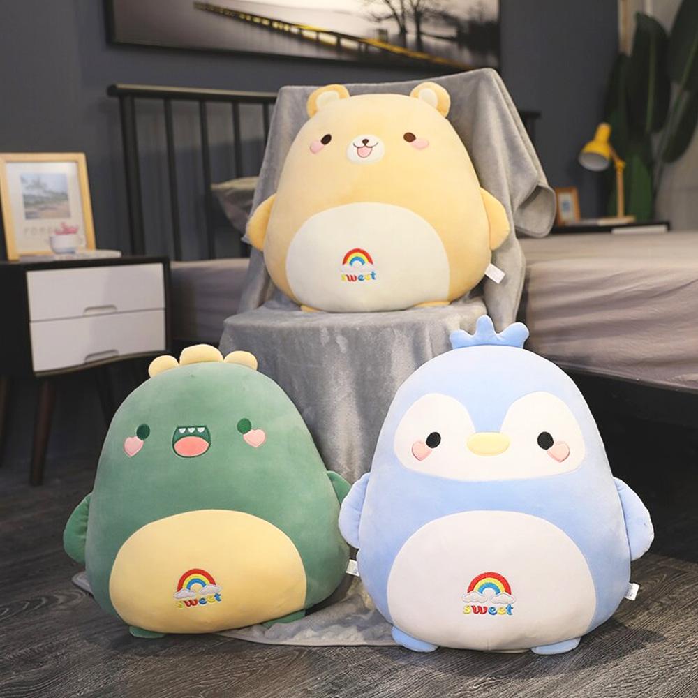 Bantal Boneka Piggy Pinguin Tiger Lucu Imut Mainan Mewah Plushies Terbaru Size 30cm