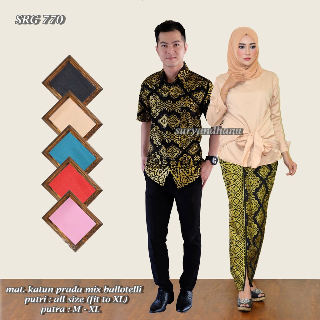 Couple Batik Cantika Pita Wajik Couple Pitaloka Wajik SRG 770 _ SOEGIHARTO