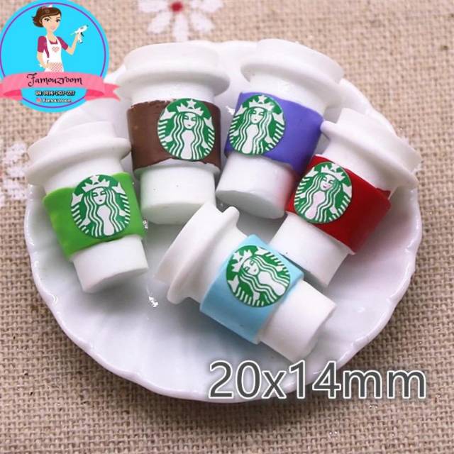 Miniatur resin starbuck cup - Miniatur Starbuck - Coffee Starbucks - Starbuck cup