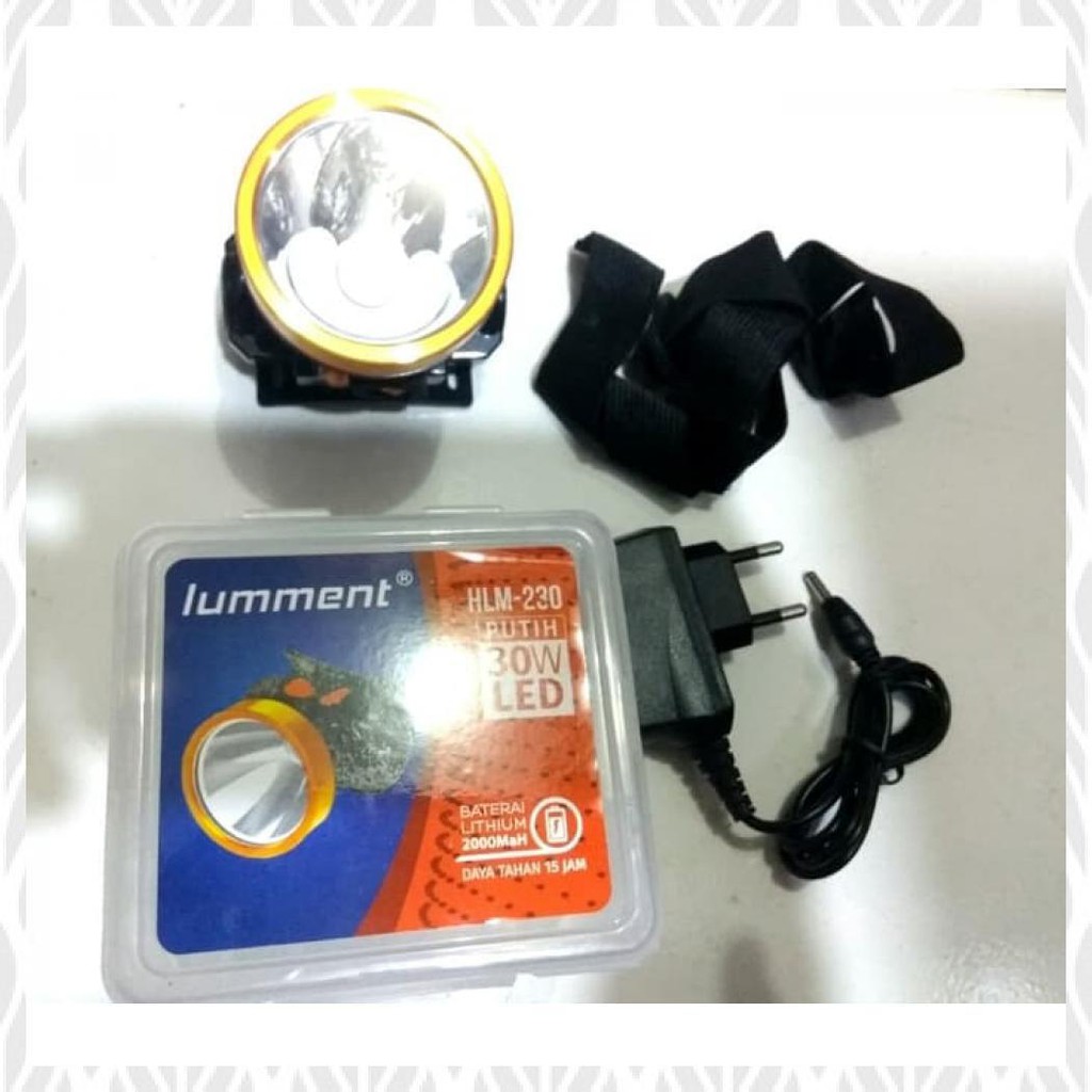 SENTER KEPALA LED 30 WATT PUTIH/ KUNING LUMMENT HLM 230 - KUNING