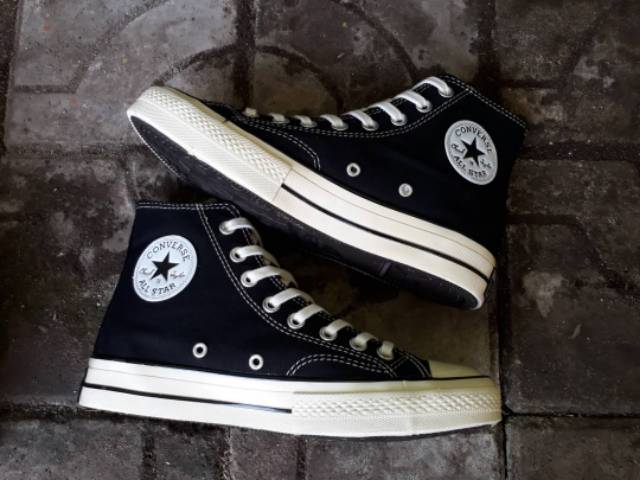 CONVERSE HIGH 70.S BLACK WHITE PREMIUM BNIB MADE IN VIETNAM SIZE 37/38/39/40/41/42/43/44