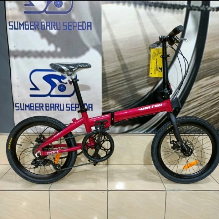 Sepeda Lipat 20 Inch United Pact 8 Speed Shimano