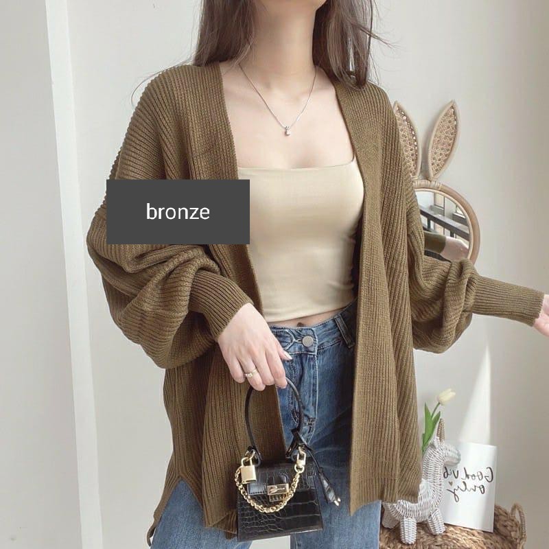 Cardigan Rajut Over Size tangan Balon l Pakaian Rajut Wanita l Atasan Rajut Wanita / cardy outer