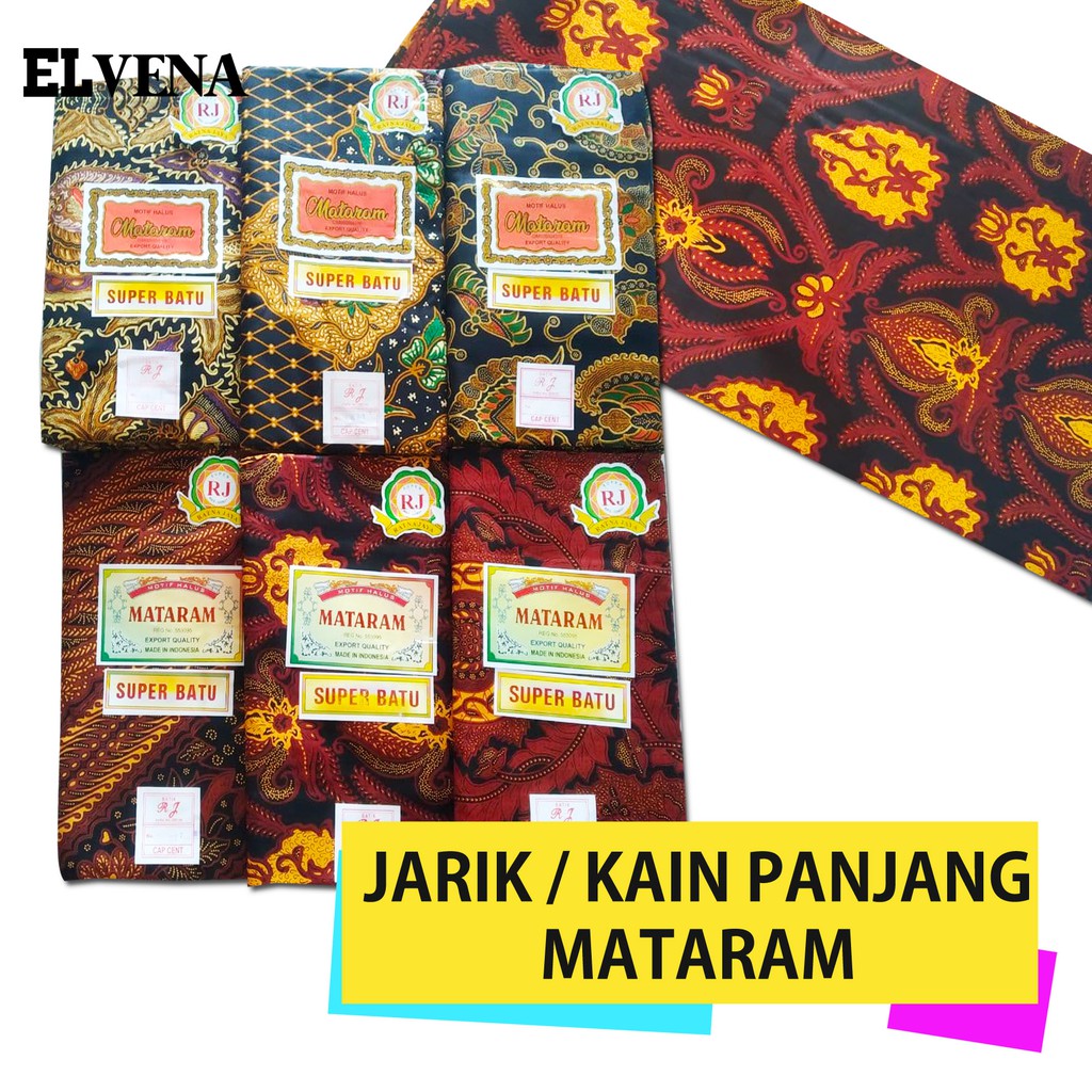 KAIN JARIK BATIK MATARAM SUPER BATU / Kain Panjang