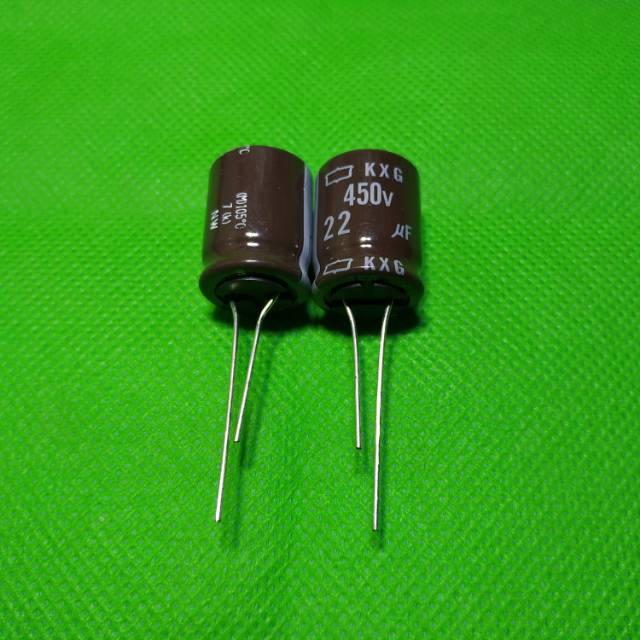 kapasitor capasitor elco elko 22uf 450v 22 uf 450 volt