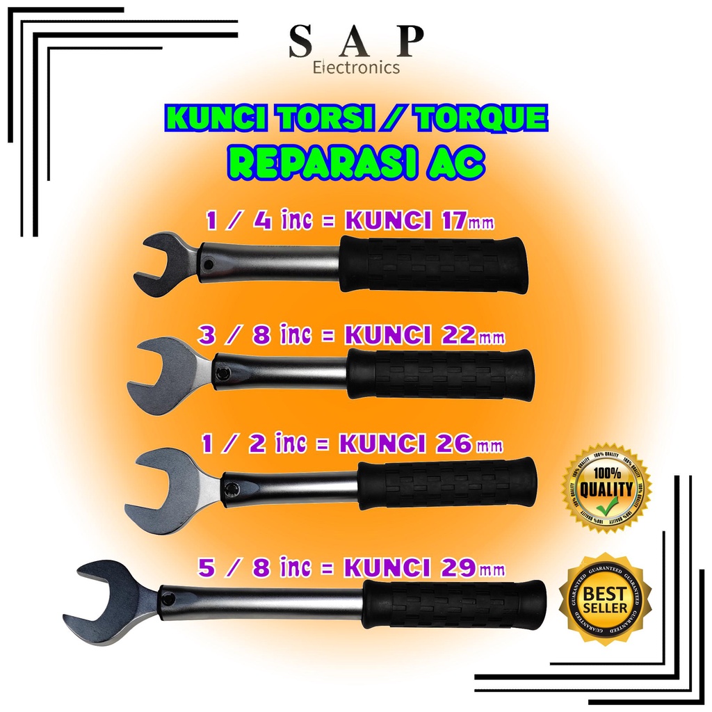 Kunci Torsi  / Kunci Service AC / Kunci Momen / Torque Wrench / Lokring Kulkas / Lokring Freezer / L