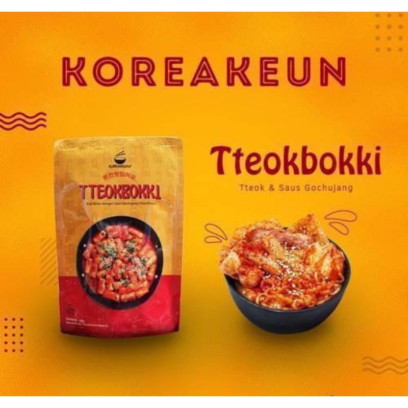 

teokbokki/Korean food/makanan