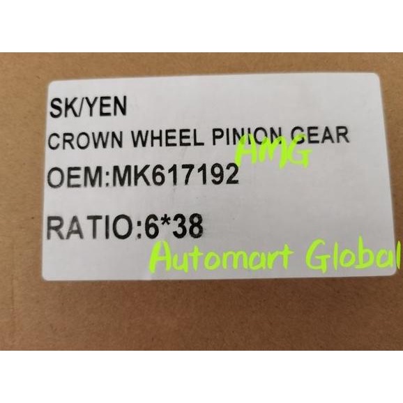 Gear Set Gigi Gardan Jantung Dulang Ps125 Canter 6X38