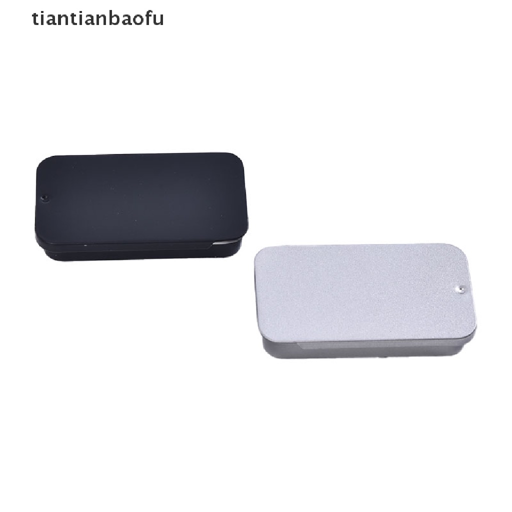 [tiantianbaofu] 1PC Mini Iron Box Slide Cover Storage Box Wedding Portable Tin Boxes Container Boutique