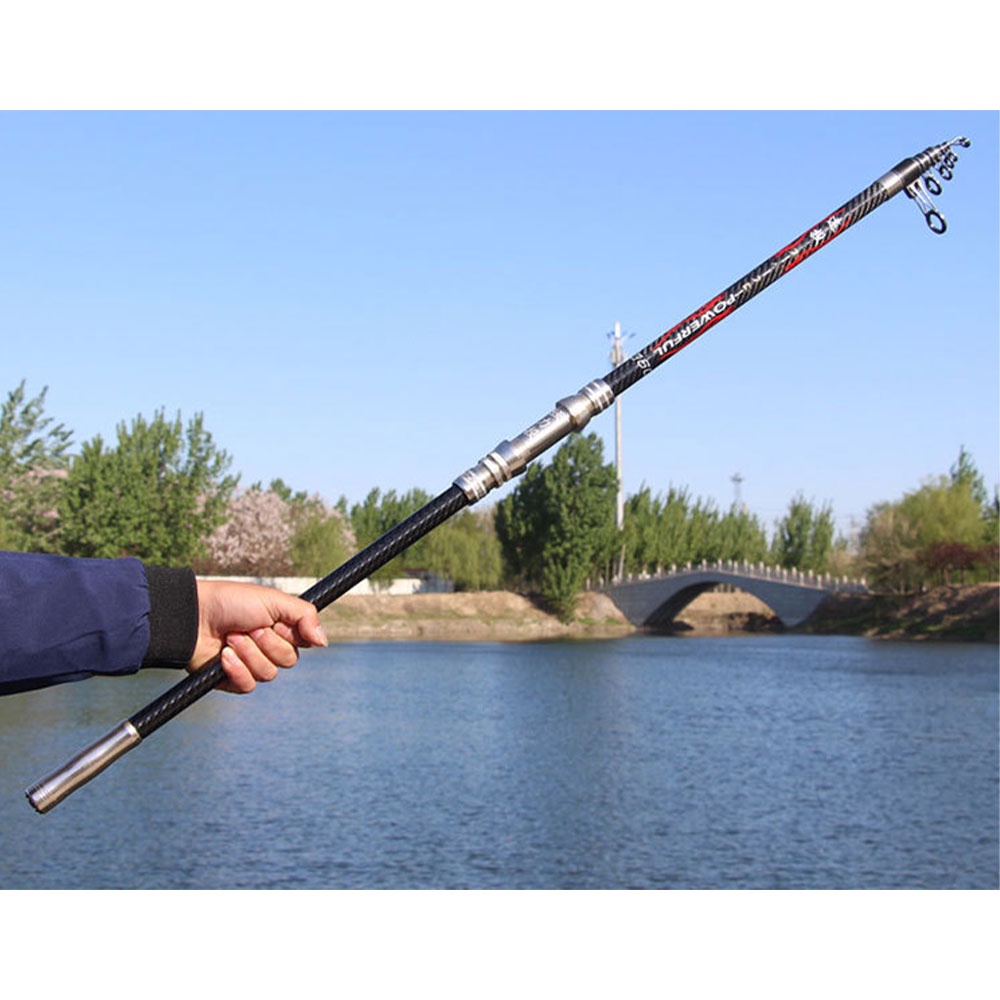 Photos of DKPOWER Joran Pancing Antena Portable Carbon Fiber Telescopic 4.5M - DKP045