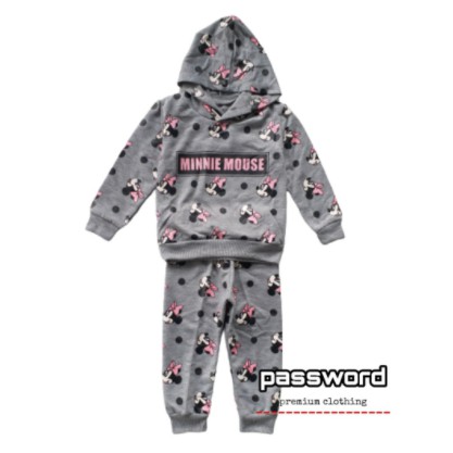 Plazababyku PASSWORD LOOK PRETTY HOODIE Setelan Sweater 1 - 7 Tahun Baju Anak BerKualitas